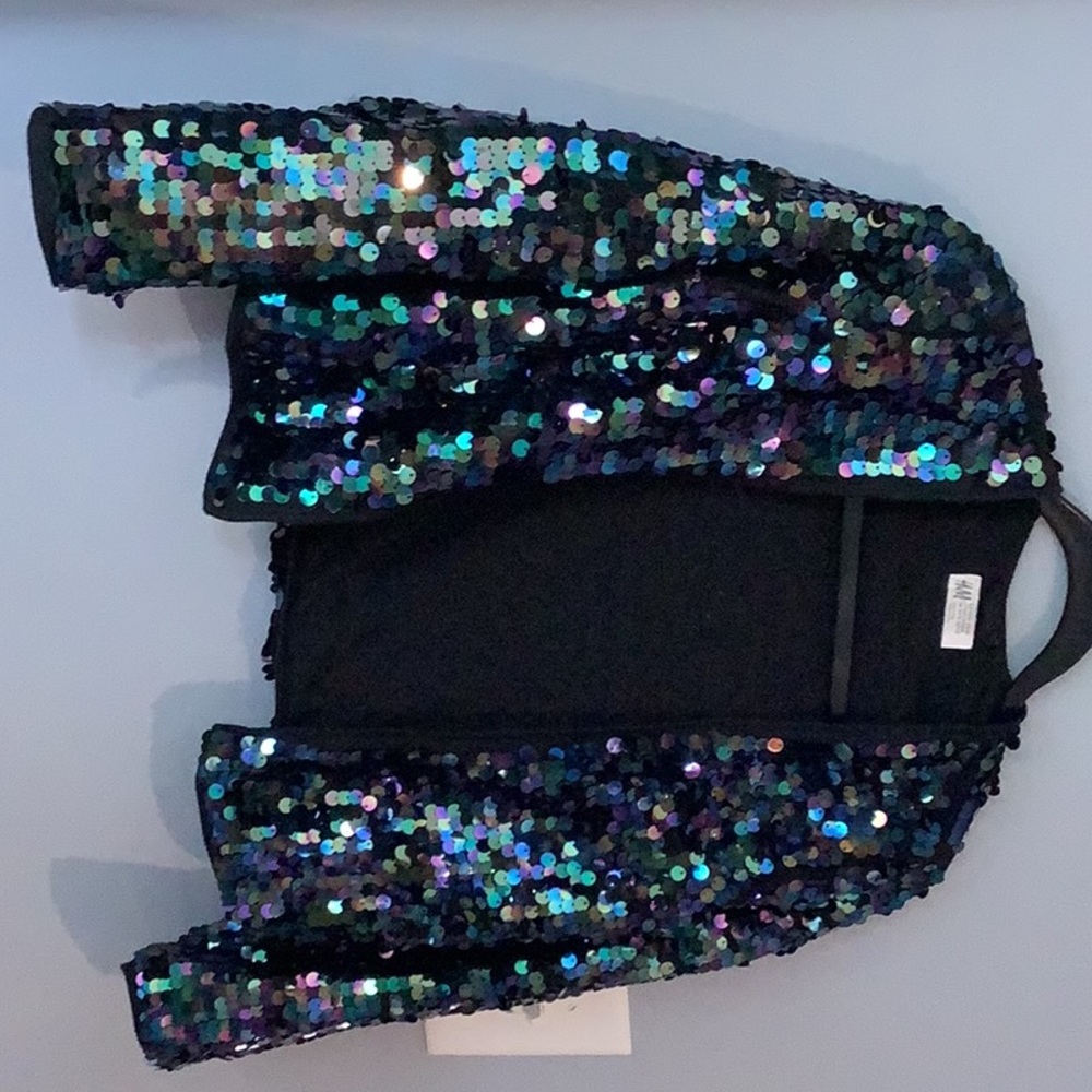H&M girls sequin jacket